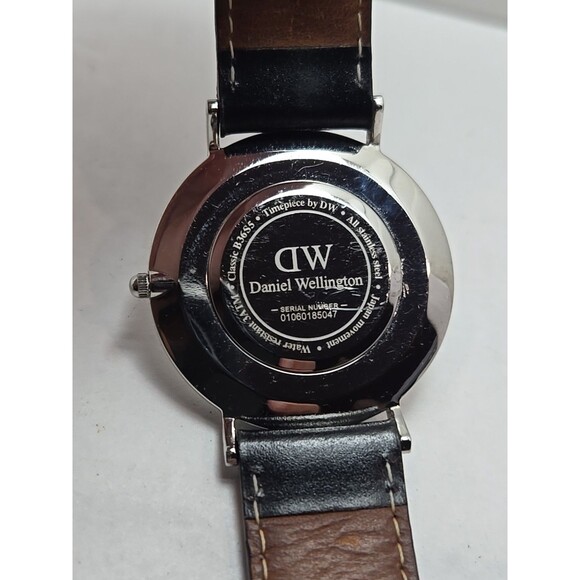 Mens Daniel Wellington Classic Sheffield Watch 37mm Silver Quartz New Battery - Picture 12 of 12